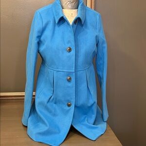 Laura Scott Vibrant Blue Pea Coat
